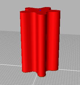 Step 2: Adding sections The Extrude command offers many options to deform your extruded object. 1.