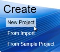 Creating a New Controller Project In this portion of the lab, you will create an offline project using a ControlLogix controller. 2. Select New Project under the Create section. 3.