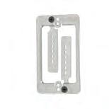 3 Low VOLTAGE Rework Wall Bracket CUT-IN installations - Single Gang.