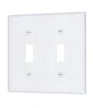 45304 Ivory 10/100 45305 White 10/100 DUPLEX OUTLET WALL PLATES SINGLE OUTLET WALL PLATE 1-Gang.