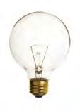 Light Bulbs, Halogen & CFL s LIGHT BULBS FROST - LONG LIFE FROST Avg. Rated Life: 7,000 hours.