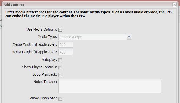 g. Allow Download Allows the user to download the media after launching. 19. Click Next until you reach the Thumbnail and Certificate settings window. 20.