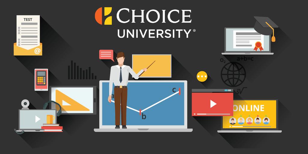 OVERVIEW ChoiceU.com offers five content types which allows ChoiceU Admins to create a robust list of content to the franchisees.