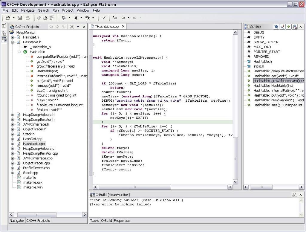 C/C++ Development Tooling Building Launching Debugging Code editing