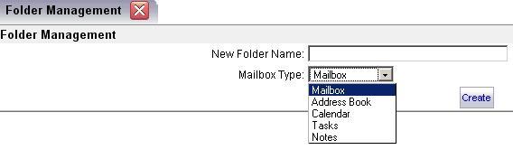 On the top of the Mailbox Sidebar, you will find a blue link that says [ Add New ].