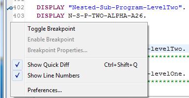 Debugging Breakpoints Setting code breakpoints