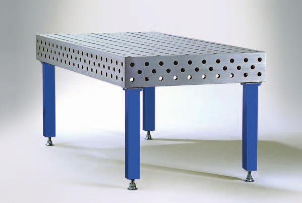 Komfort Table 0010 0015 0035 0050 Comfort 1000x1000x200 1000 x 1000 x 200 mm - weight: 450 kg - table height 850 mm - 4 legs - with castors 850 0011 - with anchorage 850 0012 - adjustable height