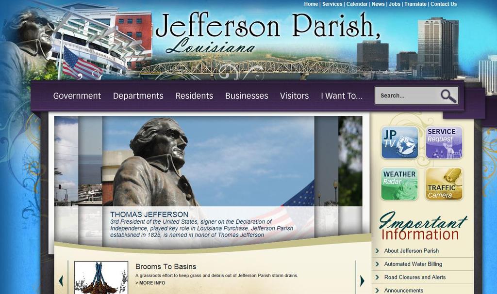 This guide will help you through the process of applying for a position online with Jefferson Parish Civil Service. An application can be filled out on any computer with access to the internet.