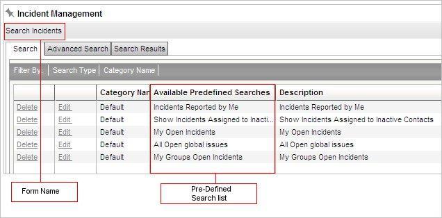 Incident Management - Functions Report Incident Using Template Clicking on this link opens a page where you can view and select from a list of available Templates to log a new Incident Ticket.