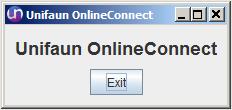 3.1 Application The Unifaun OnlineConnect shortcut starts the main program, which handles all file management and network communication.