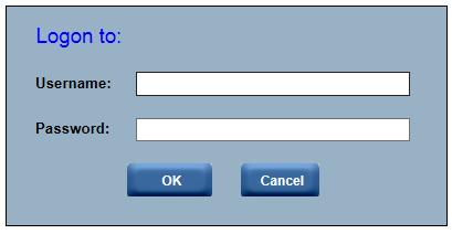 Management Console Overview 1. Open a web browser and type in your identified IP. The IP address can be found using your DHCP server. 2. A dialog box prompts you to enter Username and Password. 3.