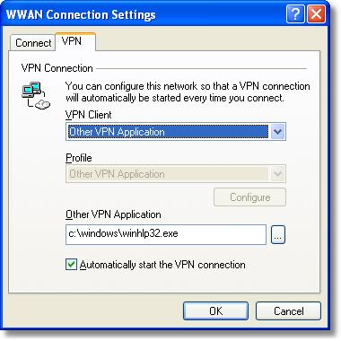 39 Verizon Wireless VZAccess Manager VPN Client: VZAccess Manager automatically detects if certain VPN clients like Microsoft, Cisco, CheckPoint, etc are installed on the computer and allows you to