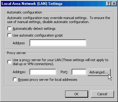 Settings in other Applications 62 Step 3: If you are only using Wi-Fi connections without VPN and you want to access the Internet directly, you would uncheck the first three options to turn proxy