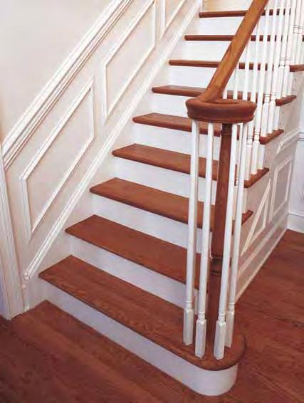S T A I R C O M P O N E N T S TREADS & STARTING STEPS Treads and starting steps create the foundation for your stairway. No other component receives as much wear and tear.