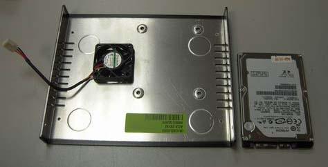 2.6 Hard drive Install The CAD-0205 system has supported SATA HDD function; please follow steps to install
