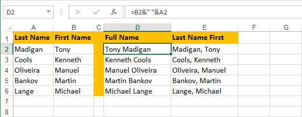 Formula fundamentals 479 INSIDE OUT Practical concatenation Depending on the kind of work you do, the text manipulation prowess of Excel might turn out to be the most important skill you learn in