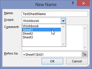 488 Building formulas Workbook-wide vs. worksheet-only names Names in Excel usually function on a workbook-wide basis.