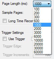maximum of 120 sample pages. The maximum short time recording time can this way be set to a maximum of 2 hours.