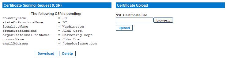 Chapter 9: Security Management j. Key length - The length of the generated key in bits. 1024 is the default. k. Select the Create a Self-Signed Certificate checkbox (if applicable). 3.