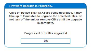Chapter 10: Maintenance 7. Click Upload from the Firmware Upgrade page.