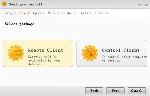 Step 3 Click on Remote Client and follow the onscreen instructions