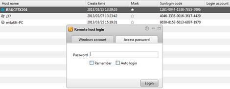 Using Remote Control For Windows users: Right-click on a Host (Online