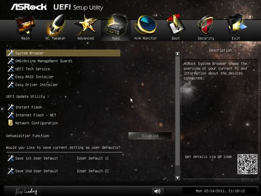 4.5 Tool System Browser System Browser can let you easily check your current system configuration in UEFI setup.