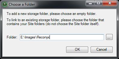 Manage Image Folders By default, BuckView stores all imported images into the folder RECONYX Images inside of your My Pictures folder.