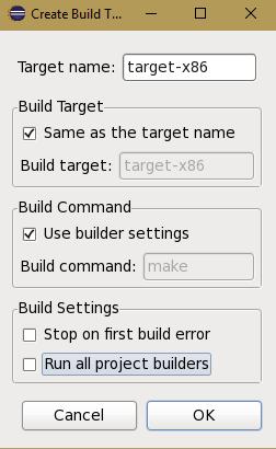 1 Developing for the Intel HLS Compiler with an Eclipse* IDE You can configure your i++ build flags for a target by changing the CXXFLAGS arguments for that target. 5. Add code to your project.