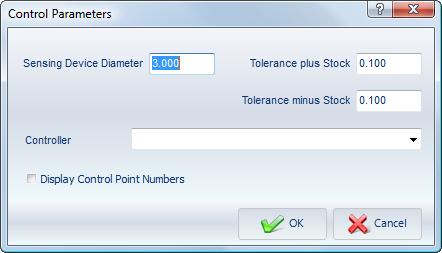 You can use it to set the Sensing Device Diameter or define the type of Controller, for example.