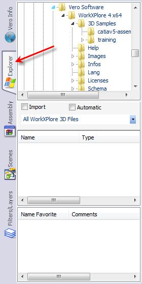 Importing and Opening CAD Files Importing one or more CAD Files 3 3 Importing and Opening CAD Files WorkXplore 3D reads standard and native 2D/3D CAD files originating from most of the CAD