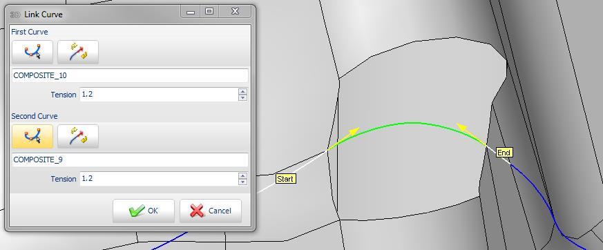 In the second case, you can make the patched surfaces tangent to the existing surfaces. You can also add internal curves to give a more precise definition to the form of the patched surfaces.