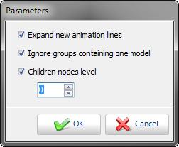 Dialog Box 4. For our example, enter 2 in the field under the Child Nodes Level option and validate.