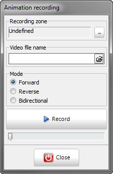 9 - Documenting 9.3 - Creating Animations 9.3.7 - Recording the Animation You can create an AVI file to export the animation for coworkers or external partners. 1.