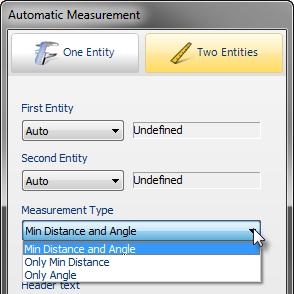 6 - Analyzing 6.1 - Measurements Measurement information is automatically displayed in a label which point to the clicked element.