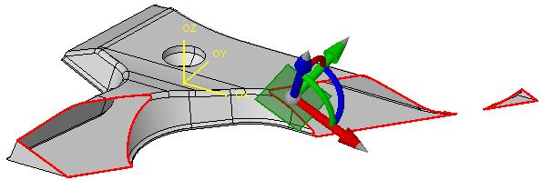 Position Toolbox You can also drag the green and red axes of the manipulator to move it along the selected axis.