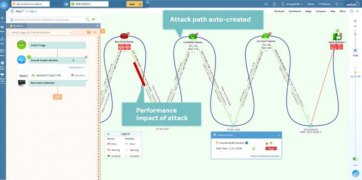 call which will create a Dynamic Map and launch a diagnosis the instant a threat is detected.