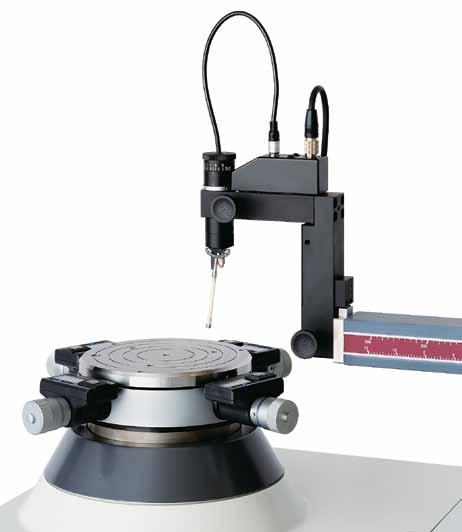 Roundtest RA-1600 Can measure a wide variety of workpieces Achieves a wide measuring range in a compact form Maximum probing diameter: 280 mm Vertical travel: 300 mm Maximum table loading: 25 kg High