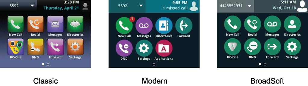 VVX Business Media Phones Settings Themes on VVX 500 phones 1. Navigate to Settings > Basic > Preferences. 2. Select Themes. 3. Select a theme and select Save.