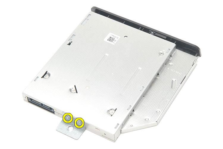 6. Remove the screws that secure the optical-drive