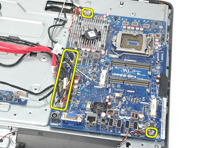Removing The System Board 23 1. Follow the procedures in Before Working Inside Your Computer. 2. Remove the rear cover. 3. Remove the rear stand. 4. Remove the rear I/O cover. 5.