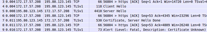 Task Implement TLS 1.0 client that can retrieve server s certificate. $./tls_getcert.py https://www.eesti.ee/ --certificate server.