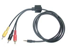 5mm to 4 position 3.5mm audio / video cable - 6 FT. 3.5F-AV 3.