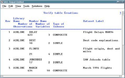 Using the Report Engine Creating the AIRLINE Sample Tables 153 10 If you are using z/os, continue to the next step.
