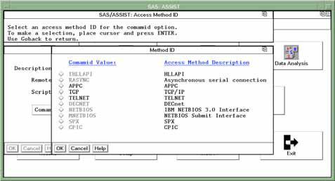 178 Adding a SAS/ASSIST Button to Your Toolbox Appendix 2 4 In the Remote field, type the name or Internet Protocol (IP) address of the remote host to which you want to connect.