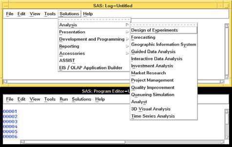 Familiarizing Yourself with SAS and SAS/ASSIST Software Using Function Keys 15 4 To exit a window, select the appropriate button, for example, Cancel, OK, Close, or Goback.