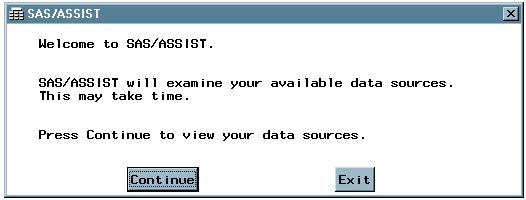 Familiarizing Yourself with SAS and SAS/ASSIST Software Invoking SAS/ASSIST Software 17 SAS System commands, see the online SAS System Help.