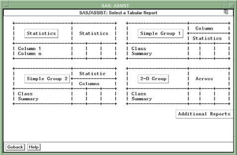 42 Setting Up the Report Chapter 3 Setting Up the Report 1 To produce a tabular report like the one shown in the previous display, follow this selection path: Tasks Report Writing Tabular reports All