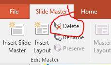 Look over your presentation to make sure that you are happy with your changes. Deleting Slide Layouts There are quite a large number of slide layouts in your current presentation.