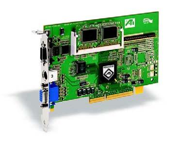 (1) Graphics cards-for monitors: Graphics cards are included in all PCs.